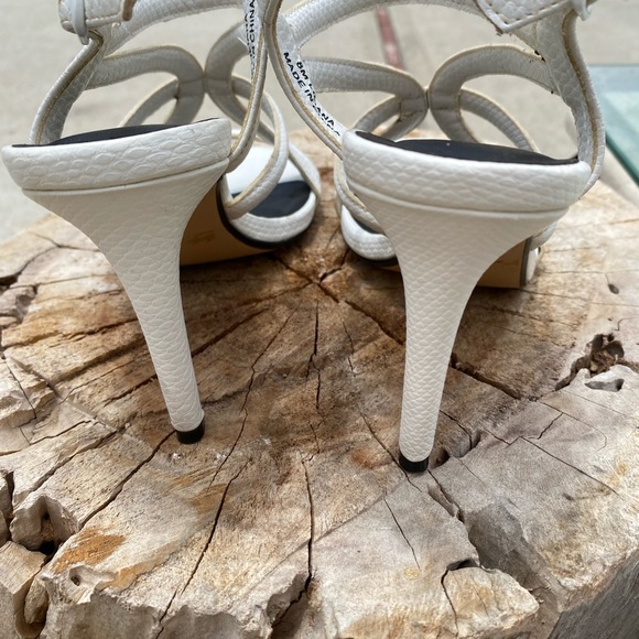 White Heeled Sandals - Picture 3 of 4